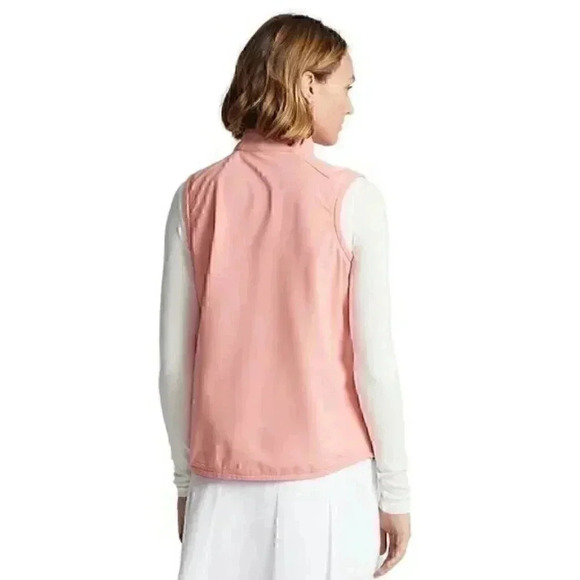 NEW! RLX Golf Ralph Lauren Women's M Printed Terry Full-Zip Vest NWT $178 - Picture 4 of 6